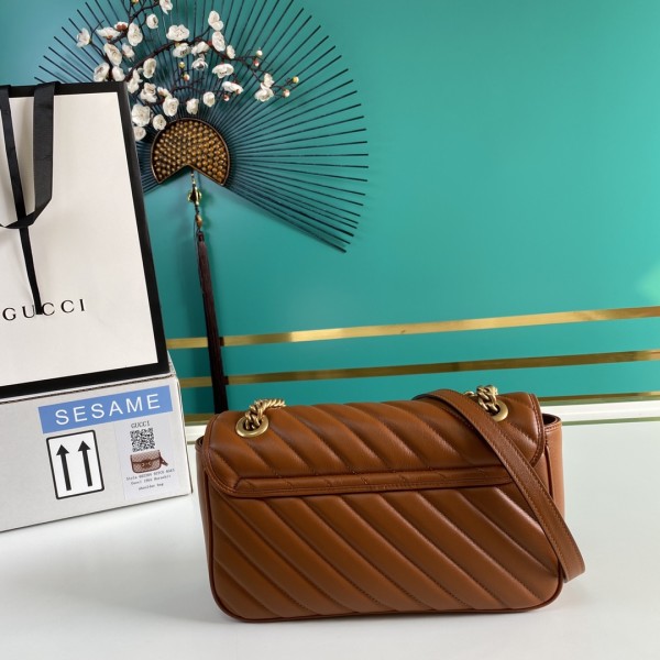  Handbag   Gucci  443497  size  26*15*7  cm