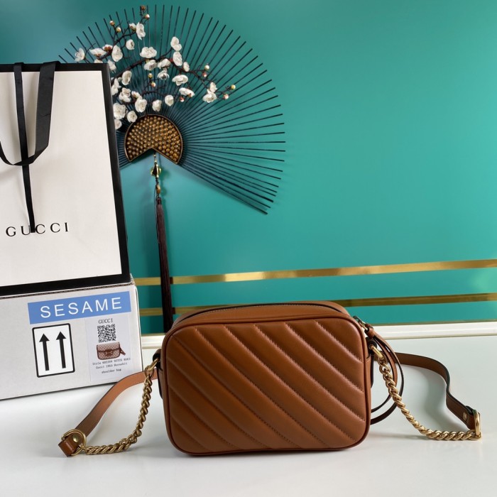  Handbag  Gucci  448065  size  18*12*6  cm