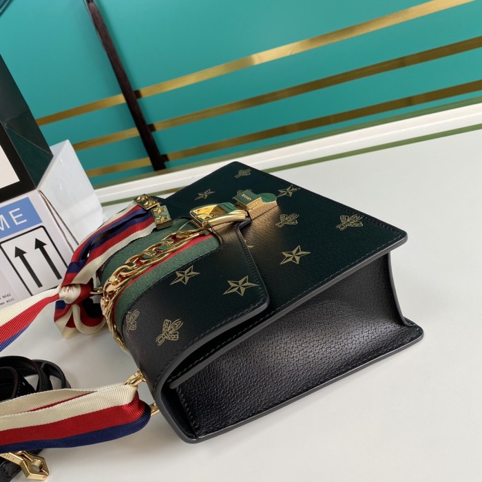  Handbag   Gucci   524405  size  25.55*17*8   cm