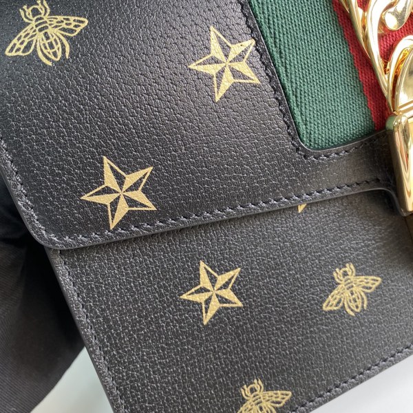  Handbag   Gucci   524405  size  25.55*17*8   cm