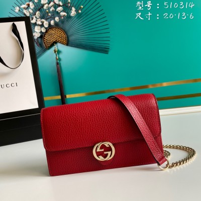  Handbag   Gucci   510314  size  20*13*6   cm