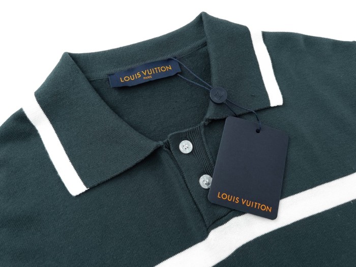 LOUIS VUITTON FW22 Polo Shirt Men's Blue
