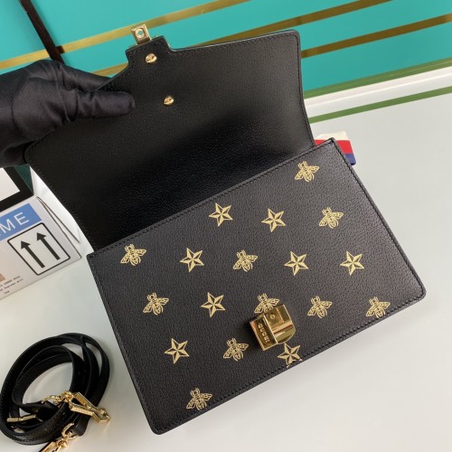  Handbag   Gucci   524405  size  25.55*17*8   cm