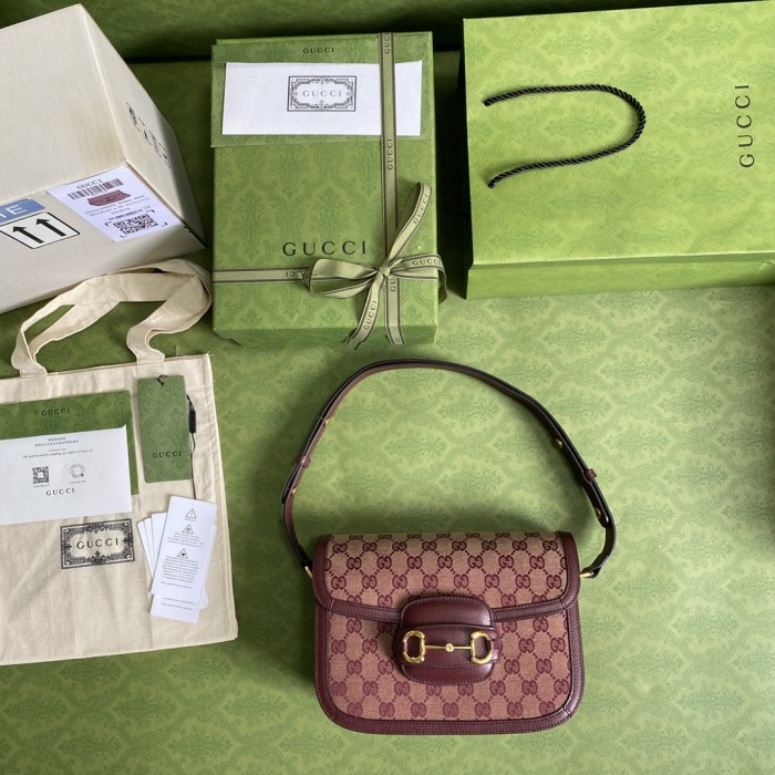  Handbag   Gucci  602204   size   25*18*8  cm