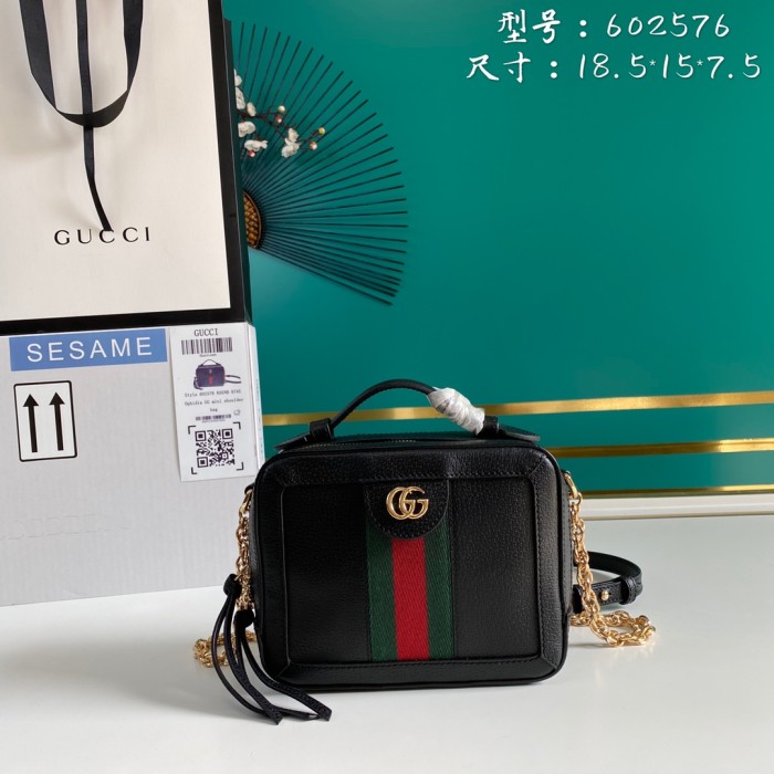  Handbag   Gucci   602576  size   18*5*15*7.5   cm