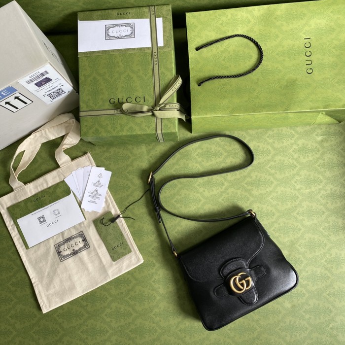  Handbag   Gucci   648934   size   23.5*17.5*5  cm