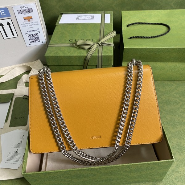  Handbag   Gucci  400249  size   28*17*9  cm