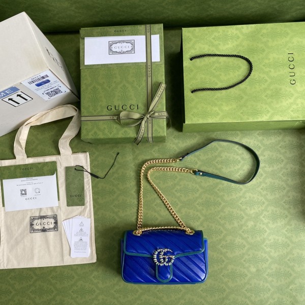  Handbag   Gucci  446744  size  22*14*6  cm