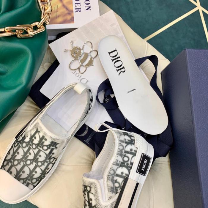 Dior And Shawn B23 Slip On Logo Oblique