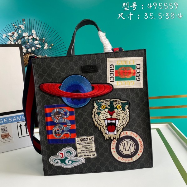  Handbag   Gucci   495559   size   35.5*38*4   cm