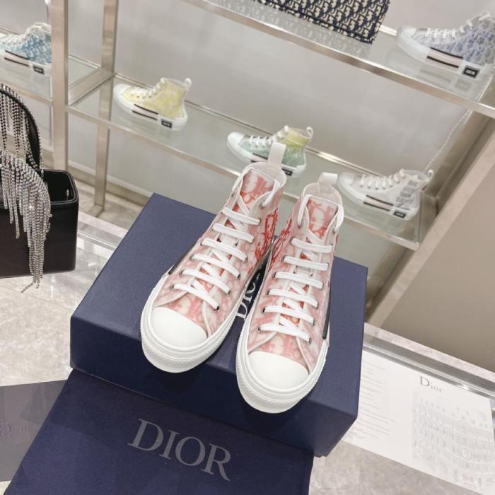 Dior B23 High Orange Oblique Canvas