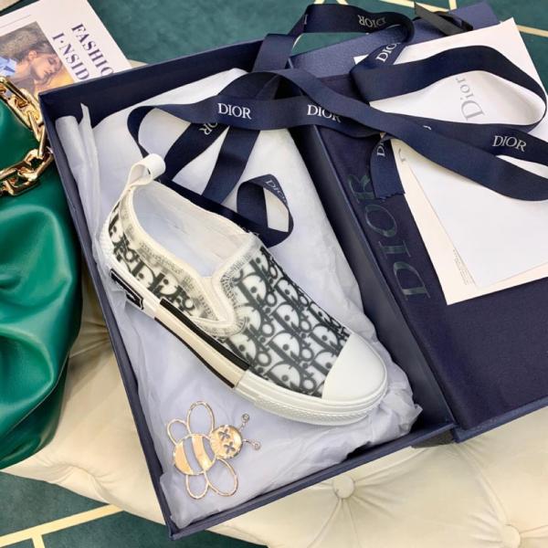 Dior And Shawn B23 Slip On Logo Oblique