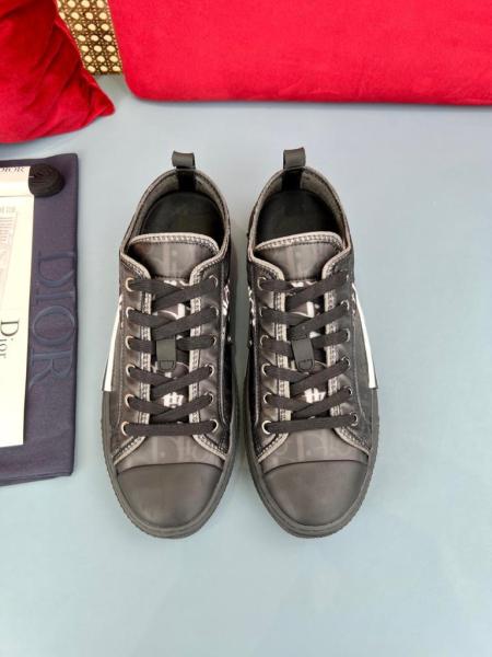Dior B23 Low Top Canvas Oblique Black