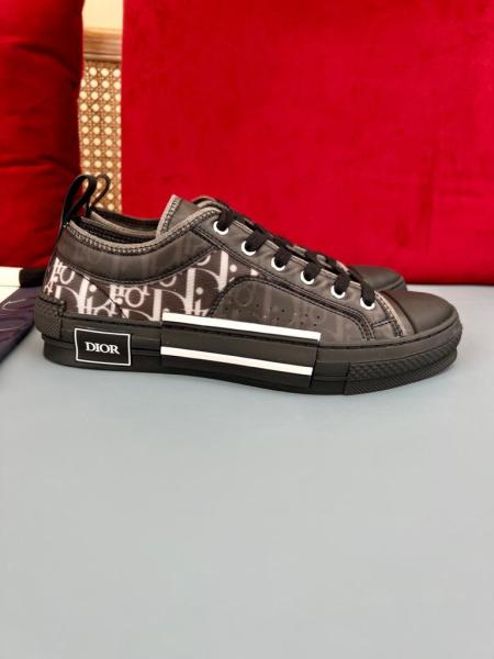 Dior B23 Low Top Canvas Oblique Black