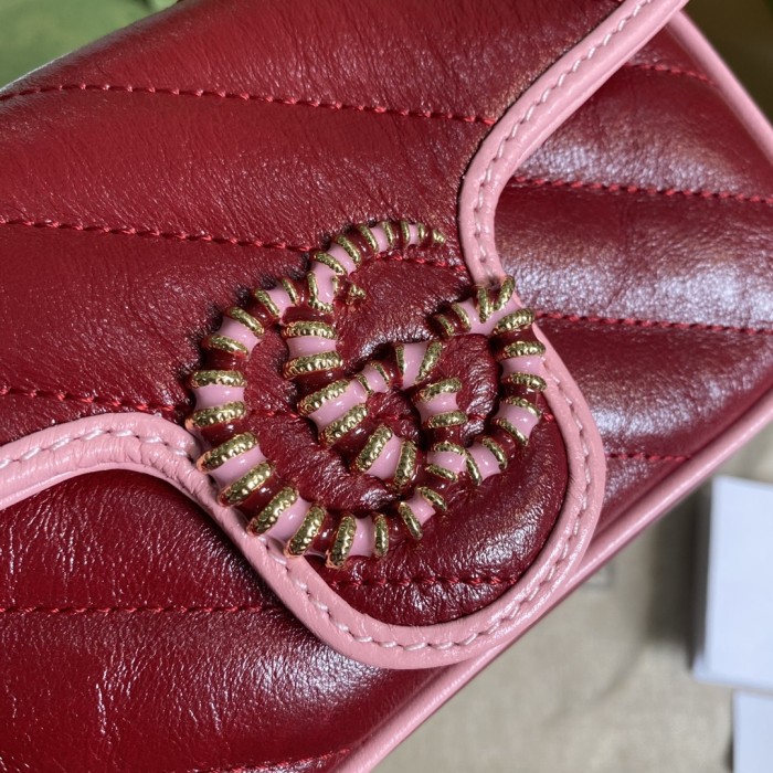  Handbag    Gucci  574969  size  16.5*10.2*5.1  cm