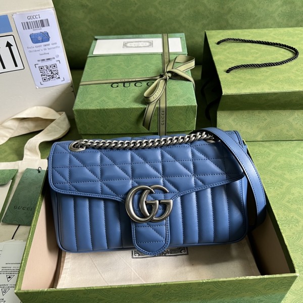 Handbag   Gucci  443497  size  26*15*7 cm