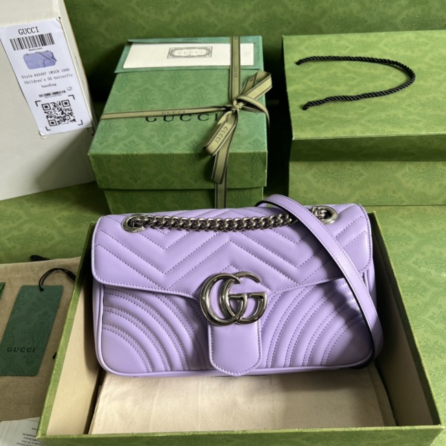  Handbag   Gucci  443497  size  26*15*7 cm