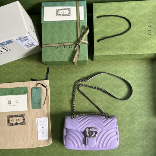  Handbag   Gucci  443497  size  26*15*7 cm