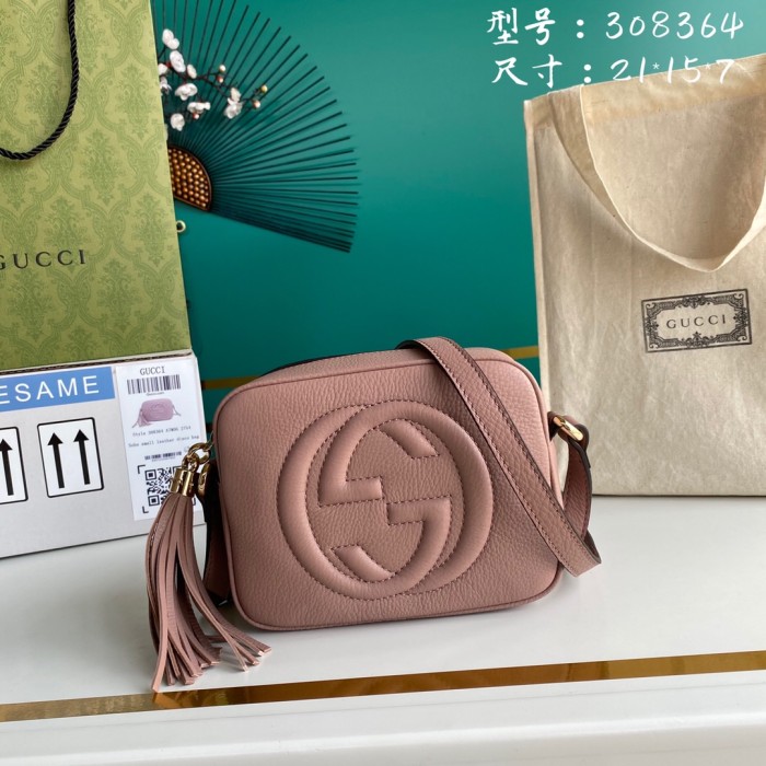  Handbag   Gucci 308364 size 22*15*7  cm