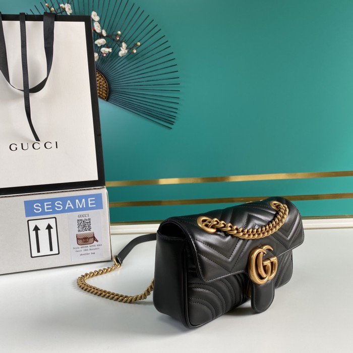  Handbag   Gucci  446744  size  23*14*6  cm