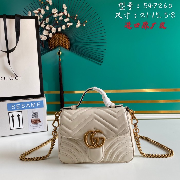  Handbag  Gucci 547260  size 21*15.5*8 cm