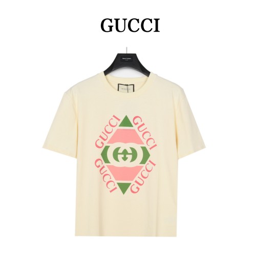 GUCCI Vintage Logo Print T Shirt