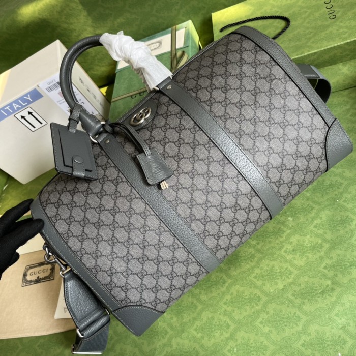 GUCCI Ophidia Canvas With Leather Trim Shoulder Bag, Crossbody Bag, Handbag, Travel Bag Men's 724612-UULHK-8576 size 53*20*29cm