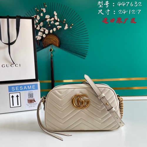  Handbag   Gucci  447632  size  24*12*7  cm