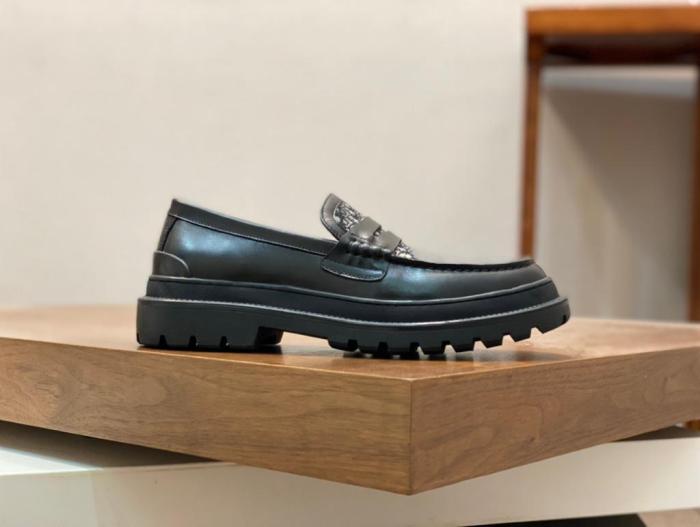 DIOR Explorer Loafer 'Black Oblique Jacquard'