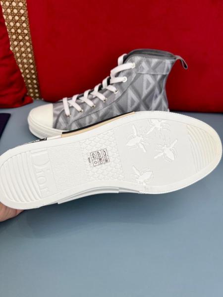 Dior B23 High Top Gray CD Diamond