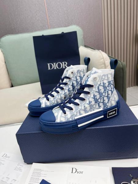 Dior B23 High Top Blue Oblique