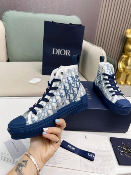 Dior B23 High Top Blue Oblique