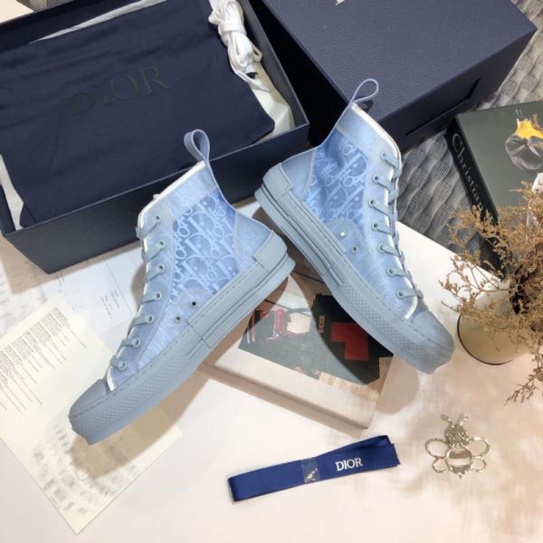 Dior B23 High Top Daniel Arsham Light Blue