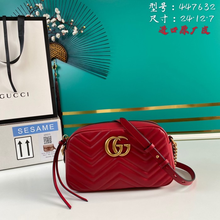 Handbag Gucci 447632-AABZB-6832 size 24*7*13 cm
