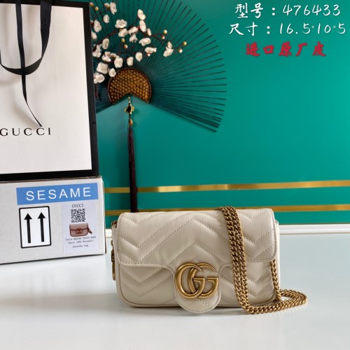  Handbag  Gucci  476433  size  16.5*10*5  cm 