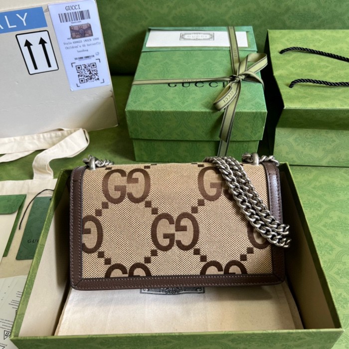  Handbag  Gucci 499623 size  25*13.5*7 cm