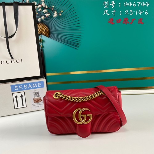 Handbag  Gucci  446744  size  23*14*6  cm