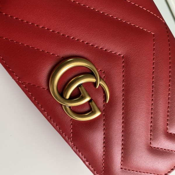  Handbag   Gucci  488426  size  18*10.5*4.5  cm