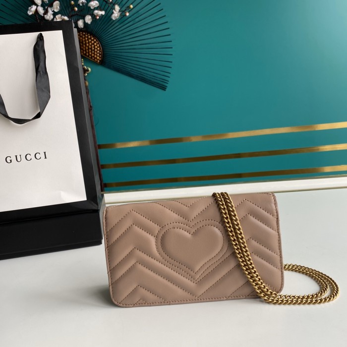  Handbag   Gucci  488426  size  18*10.5*4.5  cm