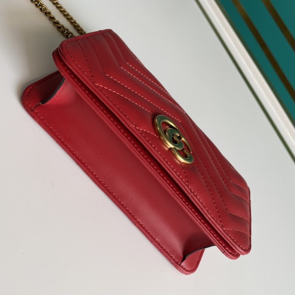  Handbag   Gucci  488426  size  18*10.5*4.5  cm