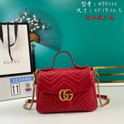 Handbag   Gucci  498110  size  27*19*10.5  cm