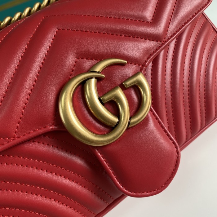  Handbag   Gucci  443497  size  26*15*7  cm