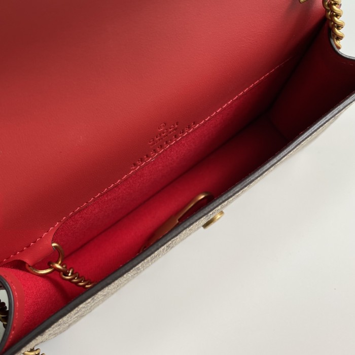  Handbag  Gucci  481291  size  16.5*10*3.2  cm