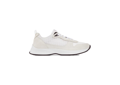 Dior B25 Runner White Oblique Suede