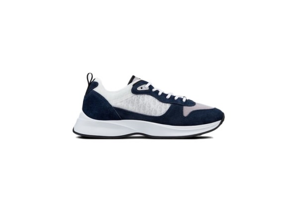 DIOR B25 Runner Navy Oblique Suede