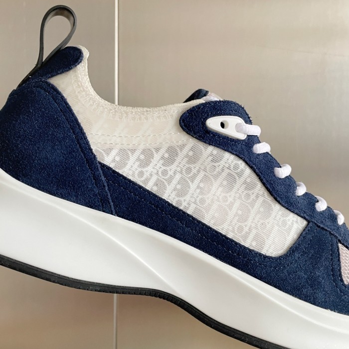 DIOR B25 Runner Navy Oblique Suede