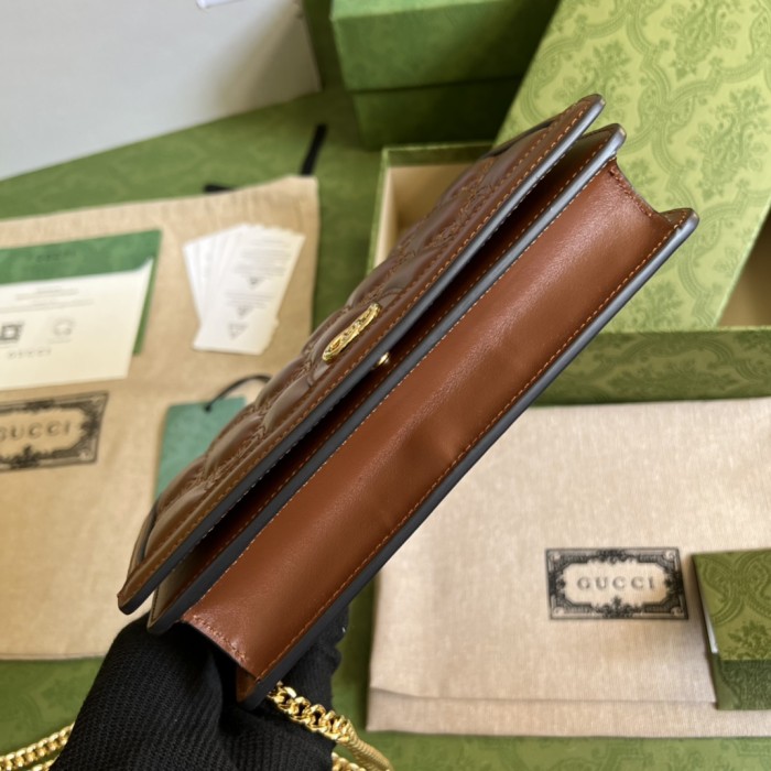  Handbag  Gucci 723787 size  20*12.5*4 cm