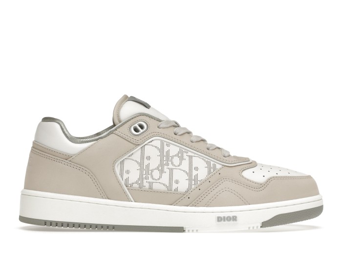 Dior B27 Low Cream White Oblique Leather