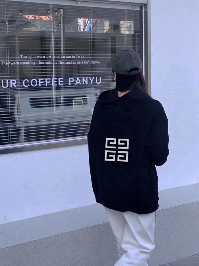 Givenchy Embroidered Hoodie Classic Fit