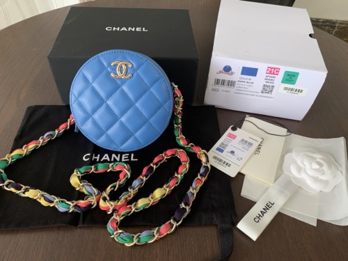  Handbag  Chanel 2055 size 12cmx12cmx4.5 cm